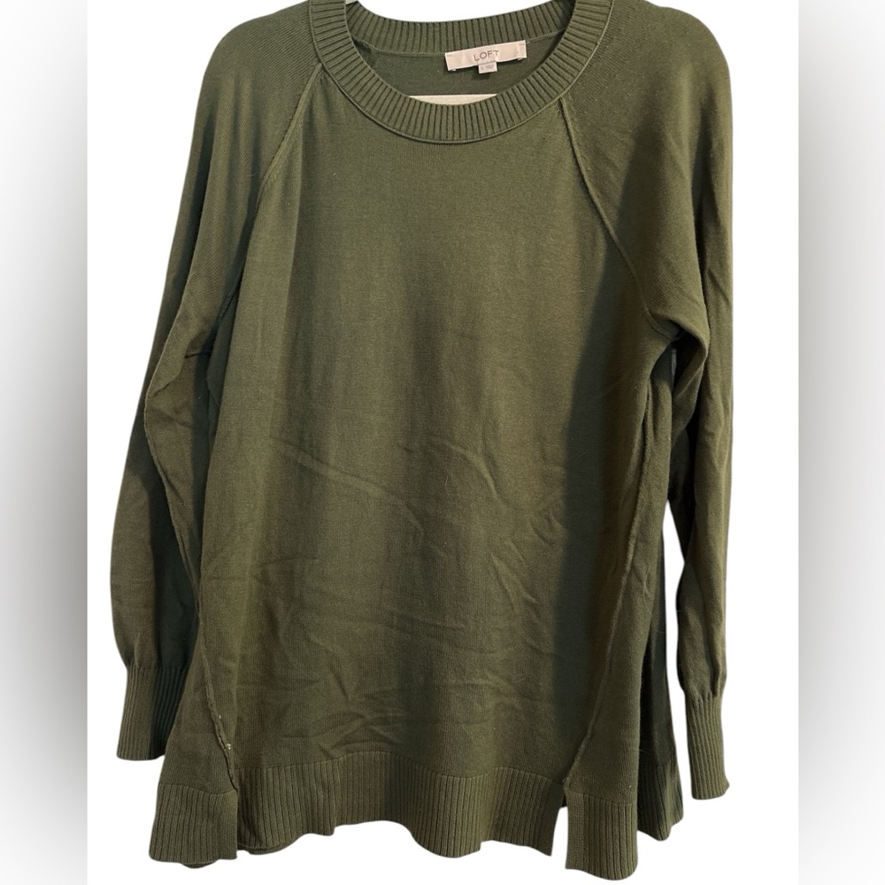 LOFT - Split Hem Tunic Sweater Sz Large
